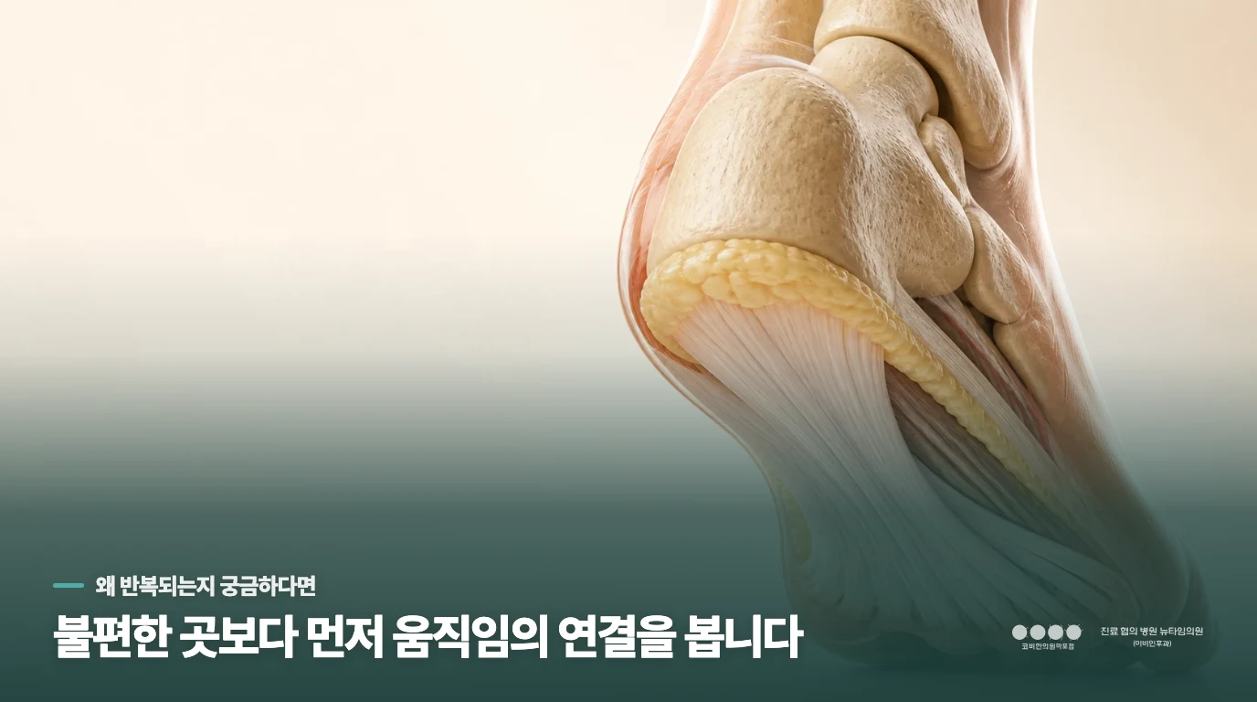 정강이 안쪽 뼈를 따라 찌릿한 통증이 올라오는데 왜 그럴까요?