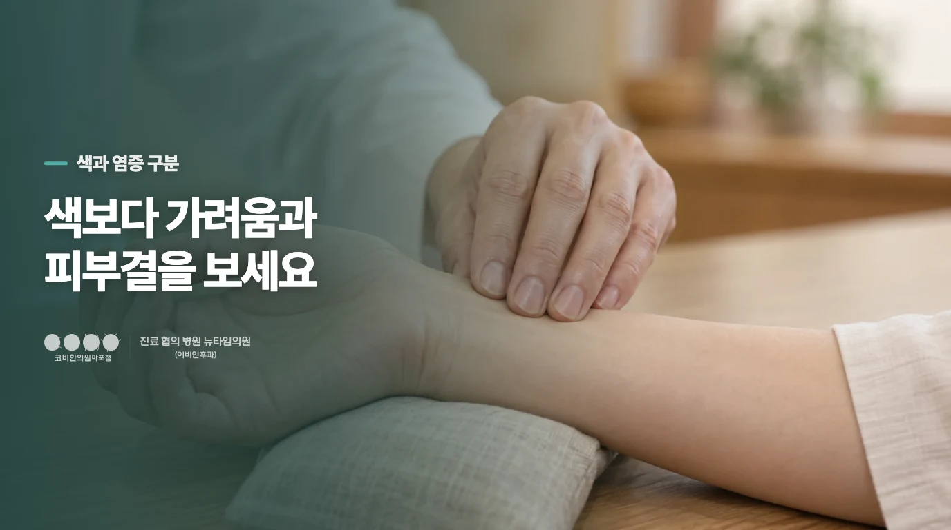 색만 남은 자리와 다시 진행하는 피부는 어떻게 다를까요?