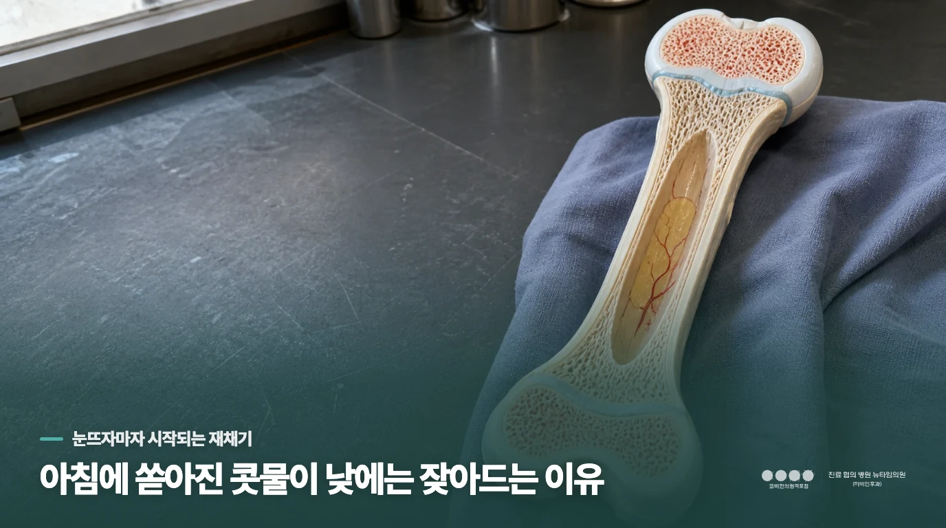 아침에 쏟아진 콧물이 낮에는 잦아드는 이유